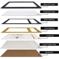 thumbnail image 3 of 11x17 Diploma Frame with Tassel Holder for 8.5x11 Certificate Shadow Box, Black Frame Gold Rim with Double Mat Black Over Gold, Real Glass, 3 of 7