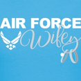 thumbnail image 3 of CafePress - Air Force Wifey Women's Dark T Shirt - Women's Traditional Fit Dark T-Shirt, 3 of 4