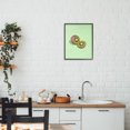 thumbnail image 3 of Stupell Industries Art Deco Green Glimmer Kiwi Black Framed Giclee Art, 11 x 14, by LISH Creative, 3 of 8