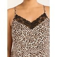 thumbnail image 5 of Joyspun Women’s Dreamy Soft Collection Lace Trim Knit Chemise, Sizes XS to 3X, 5 of 6
