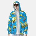 thumbnail image 3 of Pofeuu Cute Car Cartoon Print Sun Protection Outdoor Lightweight Full Zip UV Cooling Hoodie Long Sleeve Summer Clothing for Outdoor Hiking-Medium, 3 of 5