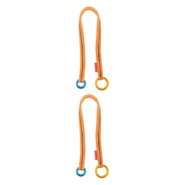 Cuerda de escalada Sunnimix 2 piezas Arborist Friction Saver 90cm 120cm Naranja