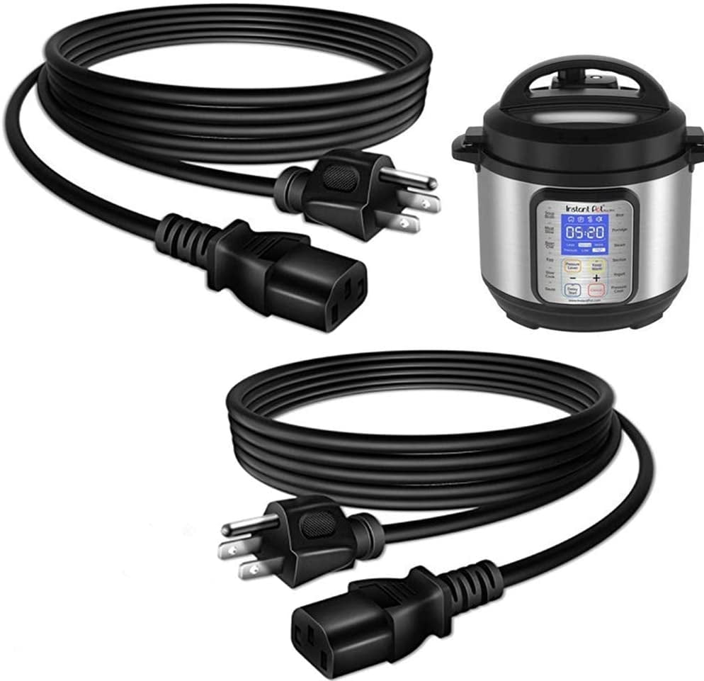 Power Cord for InstaPot Replacement Cable for Instapot DUO, ULTRA, Zest Rice Cooker, and Others