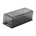 thumbnail image 2 of GROWTH TANK Desk Organizer with Drawer Multifunctional Dustproof Makeup Holder Organiser Small Clear Grey, 2 of 9