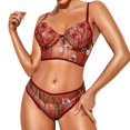 thumbnail image 1 of Gibobby Lencería sexy para mujer Sexy sin Lencería de Encaje para Mujer Anillo de Pijama Sexy Sexy Lencería Íntimos de una Pieza Plus Size Mujeres lencería(Rojo de la sandía, CH), 1 of 5