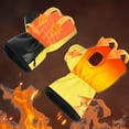 thumbnail image 2 of Electric Heated Motorcycle Gloves Fingerless Rechargeable Heating Snowboard Gloves Thermal ,Easy to Use, 2 of 7