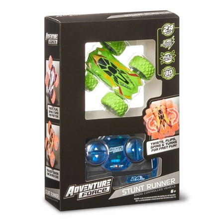 Adventure Force Stunt Runner Radio Controlled Vehicle, Green