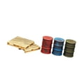 thumbnail image 4 of lionlar 3x Garage Oil Tank Barrel Model Crafts 1:64 for Workshop Garage Parking Lots, 4 of 7