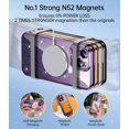thumbnail image 5 of Magnetic Glitter Case Designed for iPhone 14 Pro Max Case with Full Camera Protection and Strongest Magnetism, Soft TPU Plating Luxury Sparkly Shockproof Slim Case for Women Girls - Purple, 5 of 12