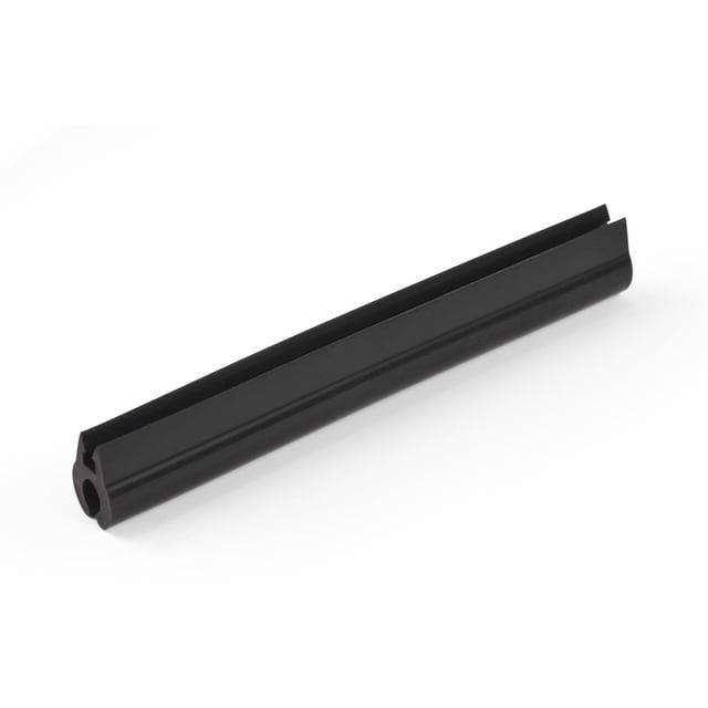 yeacher Universal Rubber Guitar Pick Holder with 5 Picks, Fits 16-19mm Tubes, Black, Compact Size 18x2x2.5cm