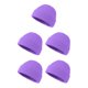 thumbnail image 2 of Guardurnaity Sombreros para mujer Sombreros de color sólido Accesorio de ropa Cubierta para el cabello Gorros flexibles Gorro de punto unisex para al Violeta 5piezas Guardurnaity CBP225360, 2 of 5