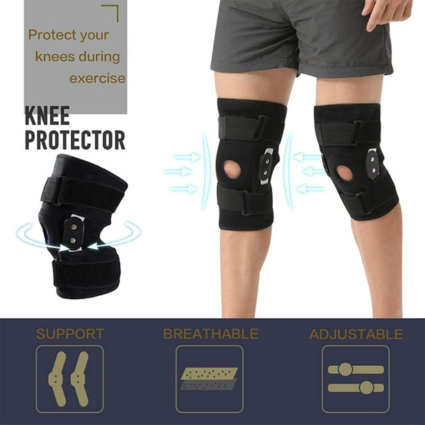 Decompression Knee Brace with Side Stabilizers, Effectively