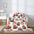thumbnail image 2 of Throw Blanket for Couch Sofa and Bed - Chocolate Strawberry Print Super Soft Cozy Funny Plush Throw Blanket, Lightweight Fuzzy Comfy Warm Flannel Blanket & Throws for All Season 50"x40", 2 of 5