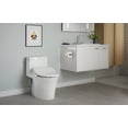 thumbnail image 3 of Kohler K-1381-Hc Veil 0.8/1.28 Gpf Dual Flush One Piece Elongated Toilet - White, 3 of 5