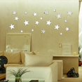 thumbnail image 4 of 20 piezas estrella 3d acrílico pared pegatina espejo irregular espejo vanidad espejo sala de estar decoración espejos decorativos espejo completo, 4 of 5