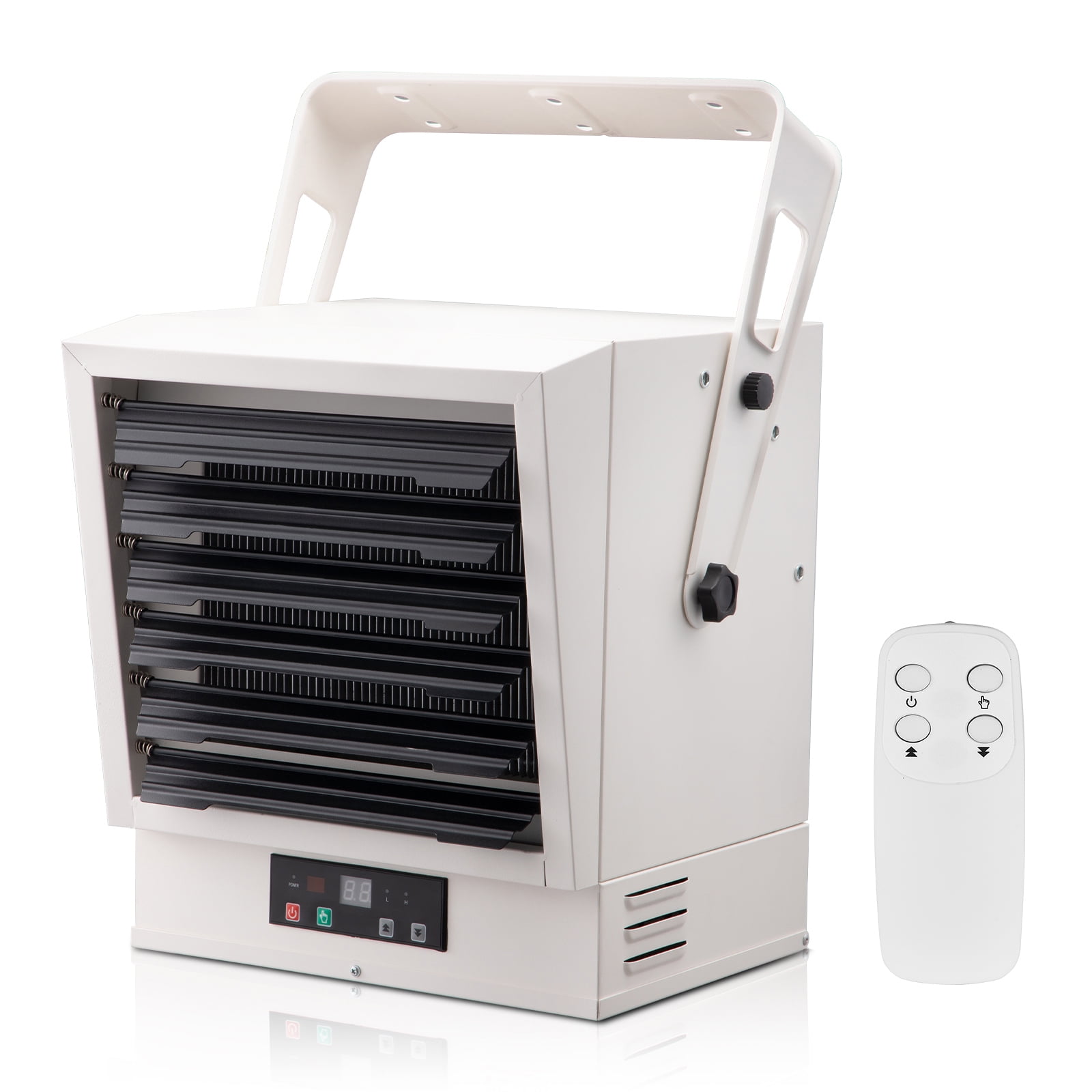 SKYSHALO 10000-Watt Electric Garage Heater Digital with Remote Ceiling/Wall Mount