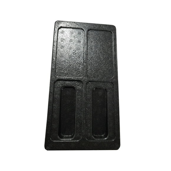 Wosthever Cuña para sentadillas de silicona antideslizante portátil, gimnasio, levantamiento de pesas, rampa de peso muerto, tabla inclinada, Accesorios para máquinas de ejercicios