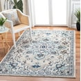 thumbnail image 3 of SAFAVIEH Madison Dalia Oriental Area Rug, Ivory/Light Blue, 3' x 3' Square, 3 of 16
