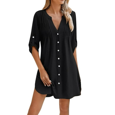 MSJUHEG Sheer Swimsuits for Women Plus Size Bathing Suit Cover Up Pool Coverups for Women Crochet Beach Cover Up Swimsuit Coverup for Women Casual Summer Sun Dresses Sleeveless Tank Dress Black S