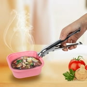 TOPINCN Agrafe multifonctionnelle de plat de plat de chaleur de Chaleur Scald assiettes pince de four à micro-ondes de pince de cuisine, pince à plat, pince de four à micro-ondes