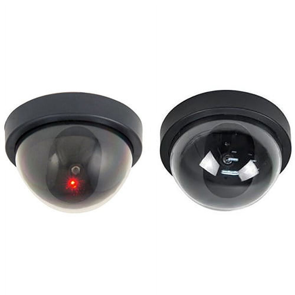 Travelwant Fake Security Cameras Dummy Security Surveillance CCTV Camera with Realistic Flashing LED Light for Home Security and Business Use, Indoor and Outdoor