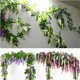 thumbnail image 3 of Injueey Flores artificiales de glicinia para decoración de boda flores artificiales de larga duración para decoración de fiesta Plantas Artificiales Verde Alambre de hierro, 3 of 6