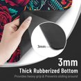 thumbnail image 3 of XMXT Non-Slip Gaming Mouse Pad, Swallow Rose Illustration Mousepad Computer Keyboard Mats Desk Pads Office Decor Accessories, 15.8"x29.5", 3 of 8