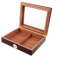 thumbnail image 1 of Caja para Español Humidificador Higrómetro Decoraciónes Accesorios Decorativos marrón Zulema Caja española del cigarro del cedro, 1 of 8