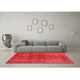 thumbnail image 3 of Ahgly Company Indoor Square Oriental Red Industrial Area Rugs, 6' Square, 3 of 4