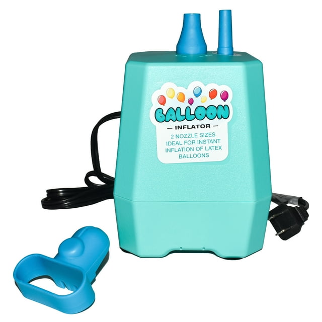 Way to Celebrate Party Electric Plastic Balloon Inflator with Balloon Knotter, 1 Piece