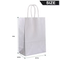 thumbnail image 4 of IN-JOOYAA Gift Bags Mini Small Kraft Paper Gift Bags with Handles 12 Pcs (Silver, 4.7 x 2.4 x 6 in), 4 of 5