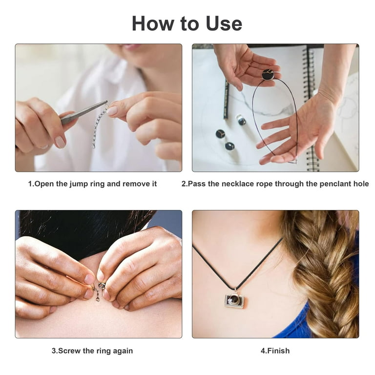 50Pcs/lot 1.5/2mm Leather Necklace Cord With Lobster Clasp Wax Rope Chain For DIY Necklaces Pendant Wax Cord Jewelry Findings - 36