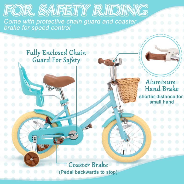 XJD Girls Bike for 2-12 Years Old Toddlers and Kids, 12 14 16 20