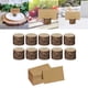 thumbnail image 4 of MDF Madera 10 Cm Números de Mesa Base Set Boda Fiesta de Cumpleaños Francés , Marrón B, 3,7x3,1 cm, 4 of 9