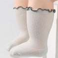 thumbnail image 2 of Bxsruta Baby Toddler Ruffle Trim Crew Socks Casual Daily Wear, 2 of 6