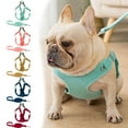 thumbnail image 7 of XIAOLE Small Dog Harness With Leash Set, No Escape Easy Walk Puppy Harnesses, For Training Walking, Step-In Reflective Soft Dogs Vest, Soft And Breathable Vests With Reflective Strip,(Yellow S）, 7 of 7