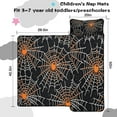 thumbnail image 5 of Halloween Spider Webs with Orange Spiders Toddler Nap Mats for Kids Preschool,50"x20" Sleeping Mat Bag or Kids,Toddler Sleeping Bag,Toddler Nap Mat or Daycare, 5 of 6