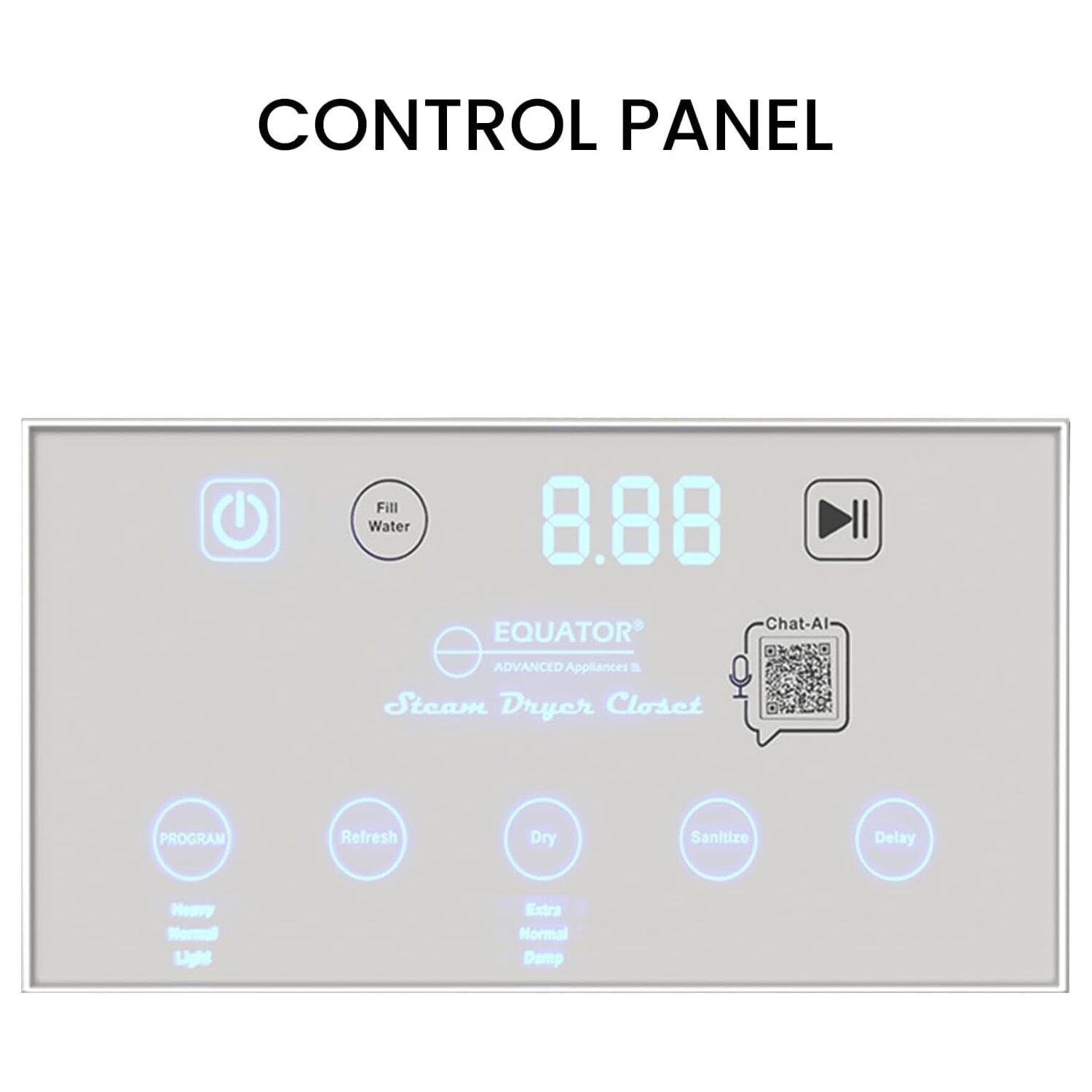 Equator Steam Dryer Closet REMOVE WRINKLES Sanitize Deodorize Refresh Slim110V