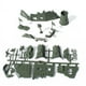 thumbnail image 4 of Juego de juguetes de valla militar, modelo de mesa de arena, saco de arena, valla perimetral, ruinas (verde militar), 4 of 5