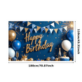 thumbnail image 3 of Decorative Design Happy Birthday Banner Balloon Decoration Birthday Party Banner Cake Decoration for Birthday Celebration Indoor Decoration Kids Party, 3 of 6