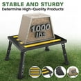 thumbnail image 5 of DEPSUNNY Adjustable Aluminum RV Step Stool with Foldable Legs, 3-Level Height Adjustment, Non-Slip Surface, 1000 lb Capacity, Lightweight & Portable Design, 5 of 7