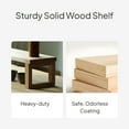 thumbnail image 4 of Tnarru Walnut Wood Desktop Organizer Rack
Minimalist Display Shelf Beech 35x16x14cm, 4 of 6