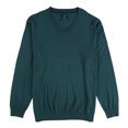 thumbnail image 1 of Alfani Mens V Neck Merino Pullover Sweater, Green, XX-Large, 1 of 2
