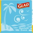 Glad OdorShield Small Drawstring Trash Bags Febreze Beachside Breeze