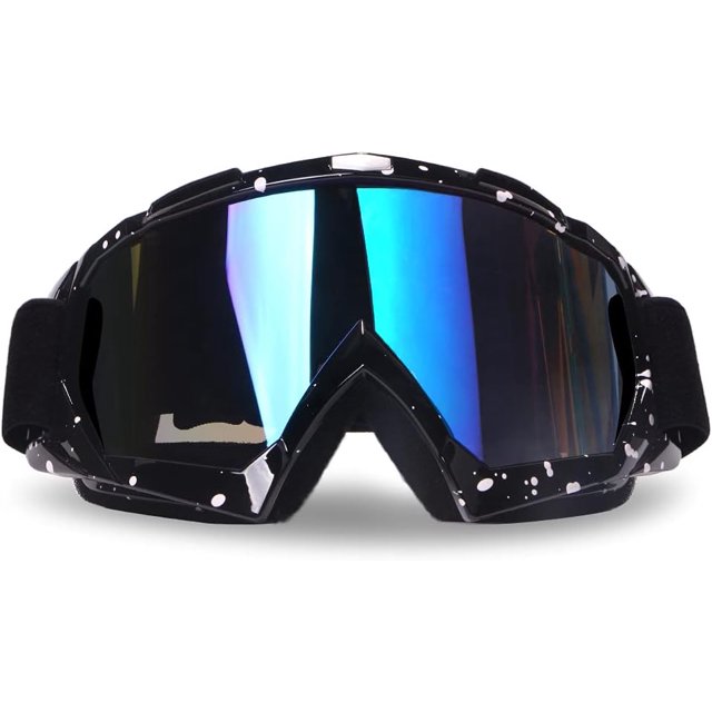 Motorcycle Goggles for Dirt Bike, Motocross, ATV, Racing, and Ski - Windproof and Dustproof