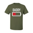 thumbnail image 2 of Wild Bobby, Daddy Battery, Father's Day, Men Graphic Tee, Military Green, Large, 2 of 4