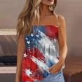 thumbnail image 5 of Women 250th Anniversary USA Shirt Women Patriotic Independence Day Shirt Women Strapless Casual Tube Top, 5 of 7