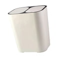 thumbnail image 2 of Kitchen Trash Can Two Compartments Garbage Bin for Bedroom, Apartments, Rvs white, 2 of 8