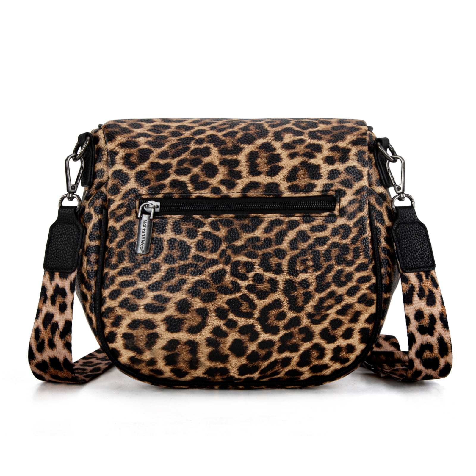 Montana West Crossbody Bags Bum Bag for Women Large Sling Bag with Adjustable Strap and Coin Purse, Leopard