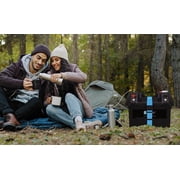 12V 100Ah Lithium Battery with Group 24 Smart Battery Box for RV, Boats, Camping